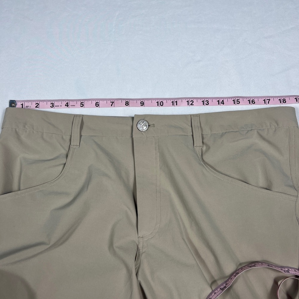 Free Fly Mens Pants‎ Khaki Tan Performance Stretch 36 x 32 Golf Casual Travel - Picture 6 of 8
